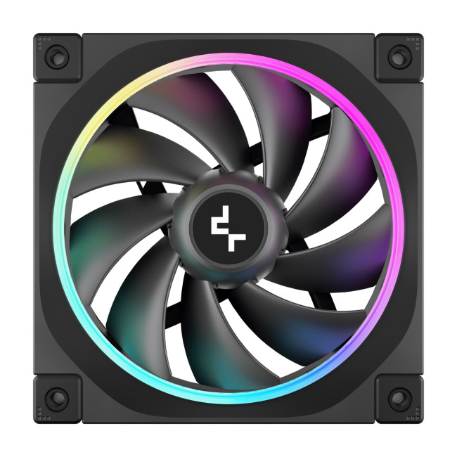 DeepCool FL12 120mm PWM PC Case Fan - Black 3 Pack