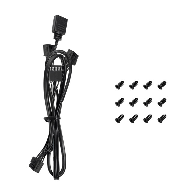 DeepCool FL12 120mm PWM PC Case Fan - Black 3 Pack