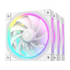 DeepCool FL12 120mm PWM PC Case Fan - White 3 Pack