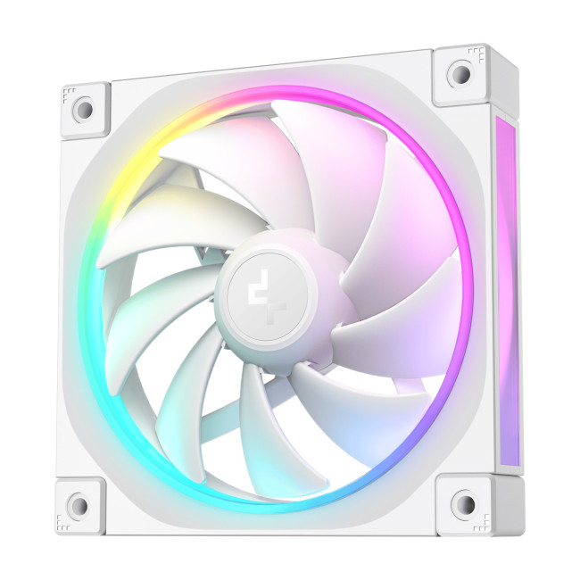 DeepCool FL12 120mm PWM PC Case Fan - White 3 Pack