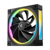 DeepCool FL12 120mm PWM Reverse PC Case Fan - Black 3 Pack