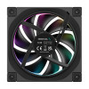 DeepCool FL12 120mm PWM Reverse PC Case Fan - Black 3 Pack