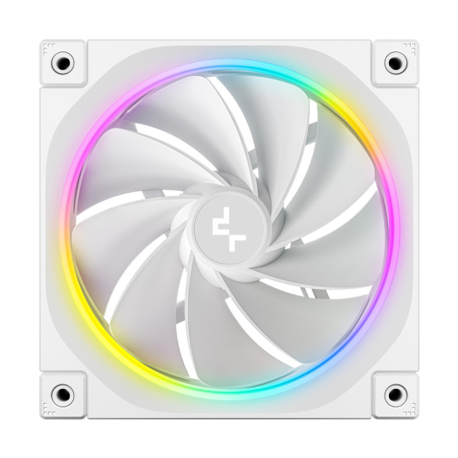 DeepCool FL12 120mm PWM Reverse PC Case Fan - White 3 Pack