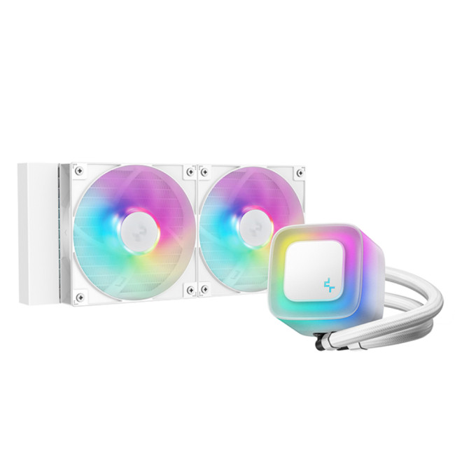 DeepCool LE240 WH V2 282 mm All-in-One Liquid CPU Cooler - White