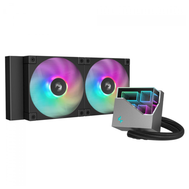 DeepCool LT240 ARGB 282 mm All-in-One Liquid CPU Cooler - Black