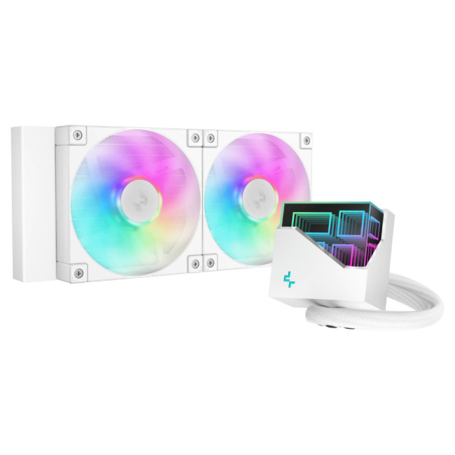 DeepCool LT240 WH ARGB 282 mm All-in-One Liquid CPU Cooler - White