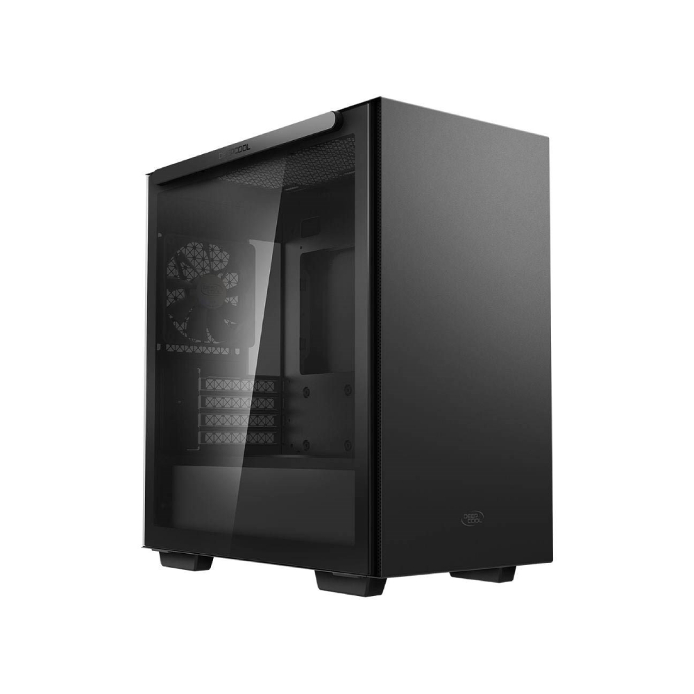 Refurbished DeepCool MACUBE 110 Micro ATX Gaming PC Case with 1 x Fan - Black