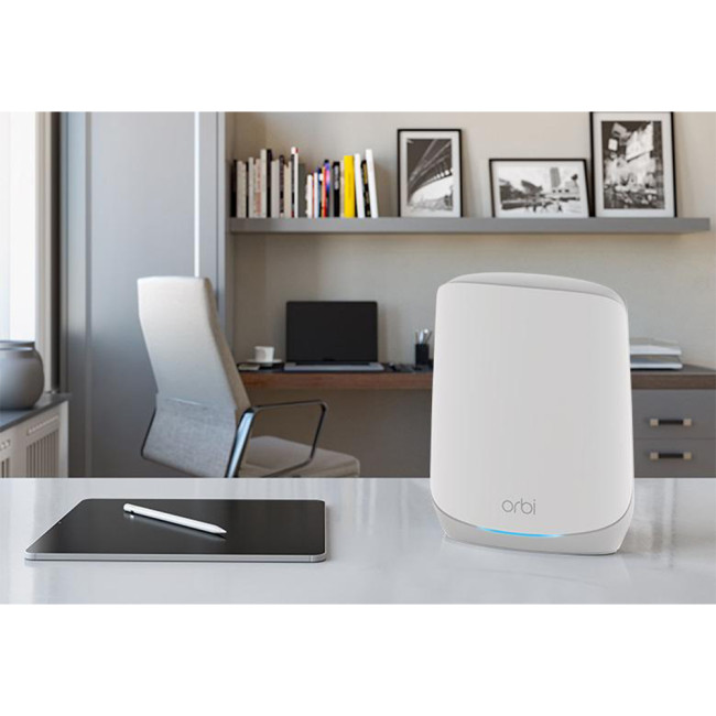 Refurbished Netgear Orbi RBK763S Tri-Band Wi-Fi 6 Mesh System