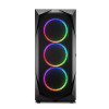 Sharkoon REV300 RGB Tempered Glass Mid Tower ATX Gaming PC Case - Black