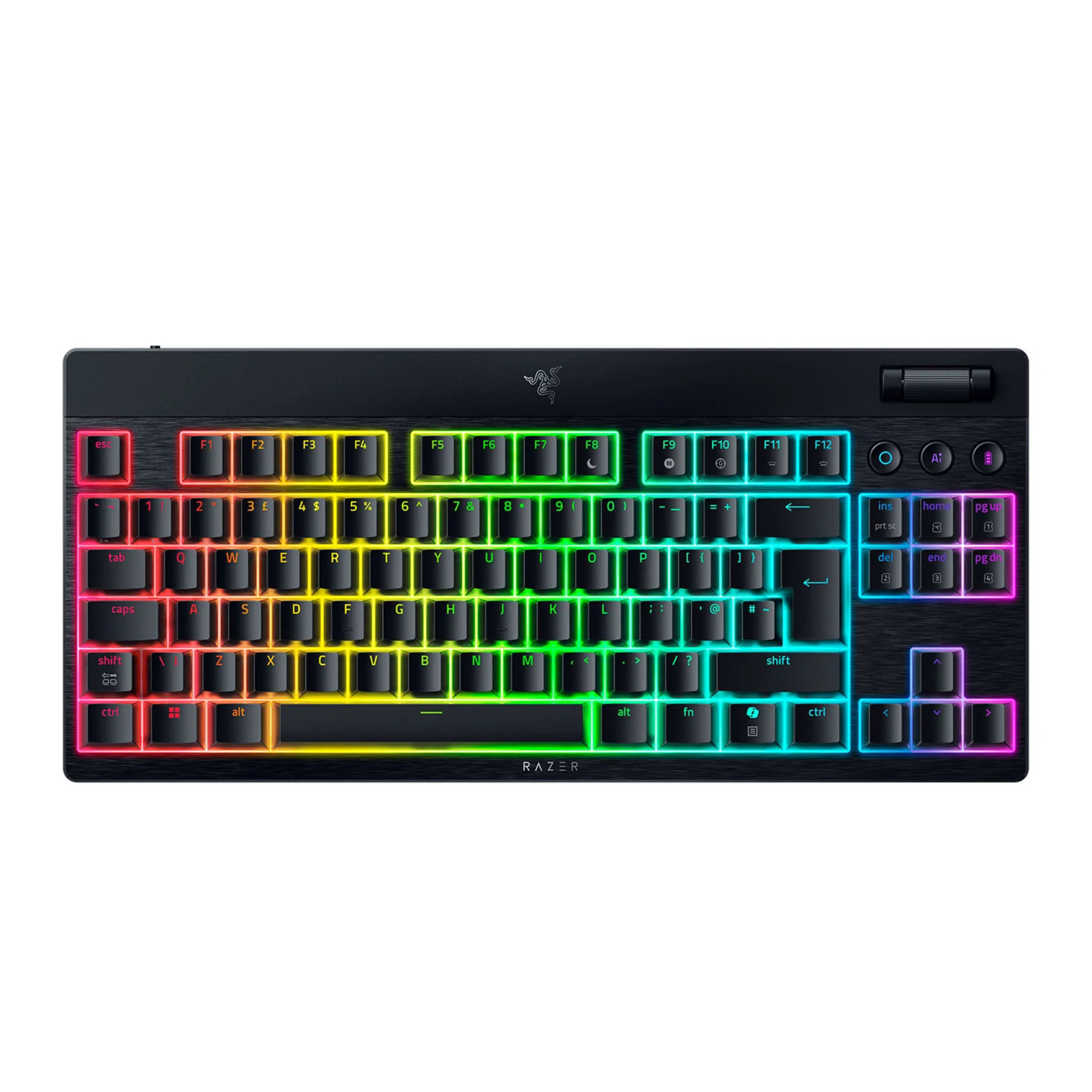 Razer Black Widow V4 Hyperspeed Tkl Orange Switch Mechanical Gaming Keyboard