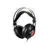 Refurbished MSI H991 Over Ear Gaming Headset with Microphone - Black