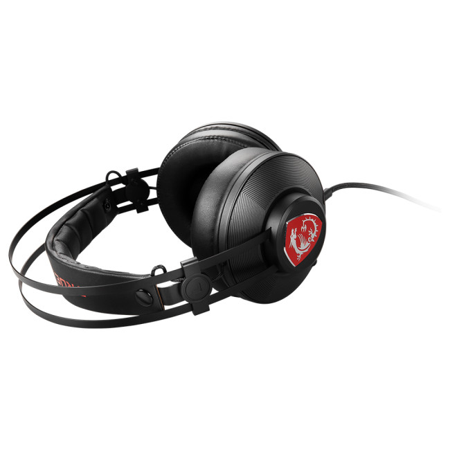 Refurbished MSI H991 Over Ear Gaming Headset with Microphone - Black