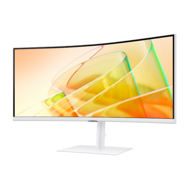 Samsung ViewFinity S6 LS34C650TAUXXU 34" UWQHD 100Hz 5ms Height Adjustable Curved Monitor with Speakers