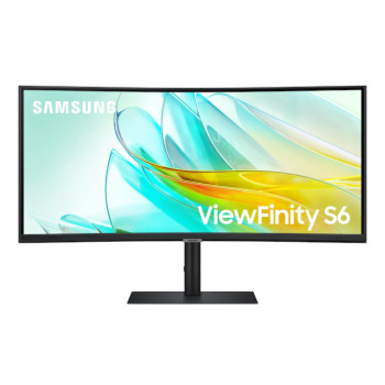 Refurbished Samsung ViewFinity S6 S34C652UAU 34" WQHD 100Hz 5ms DisplayPort HDMI Curved Monitor
