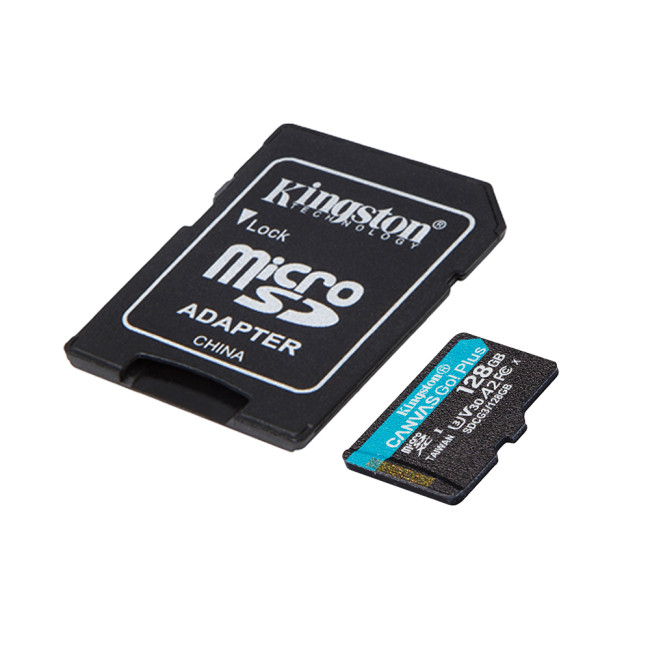 Kingston Technology Canvas Go! Plus 128GB MicroSD Class10 UHS-I Memory Card