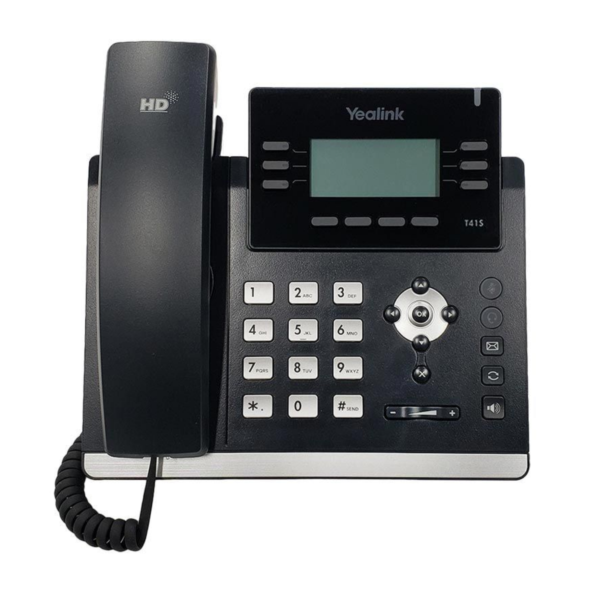 Yealink Black Sip-T41s 6-Line Sip Business Desk Phone