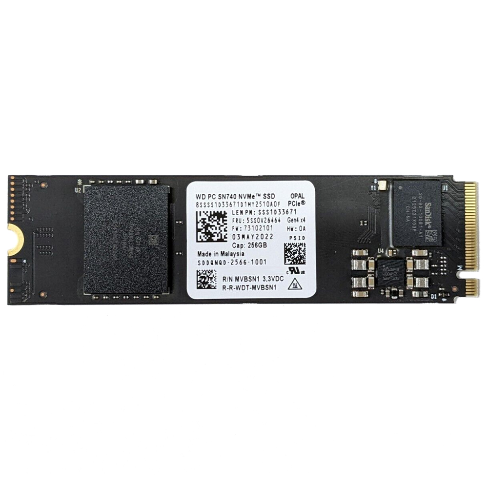 Lenovo WD SN740 SSS1D33671 PCIe Internal Solid State Drive