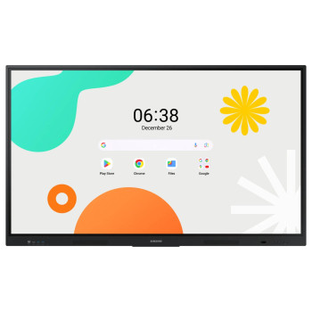Refurbished Samsung Interactive Display WA65F WAF Series 65" 4K UHD LED Android OS 14 - Black