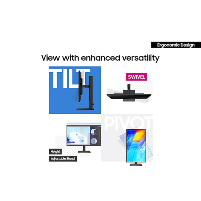 Samsung ViewFinity S8 S32D800EAU 32" 4K Ultra HD 60Hz 5ms Height adjustable Monitor