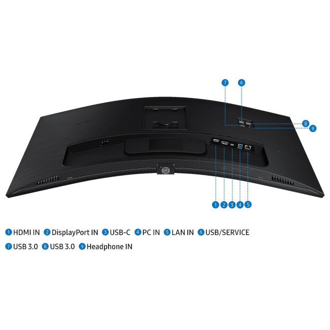 Samsung ViewFinity S6 S65uc LS34C652UAUXXU 34" VA WQHD 100Hz 5ms USB-C Height Adjustable Curved Monitor