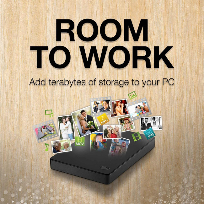 Seagate Basic 4TB 2.5" 5400 RPM USB 3.0 External Hard Drive