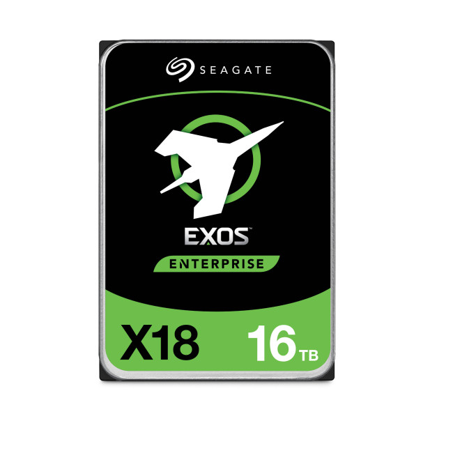 Seagate Exos X18 16TB 256MB 3.5" SATA 6GB/s 7200 RPM Enterprise Internal Hard Drive