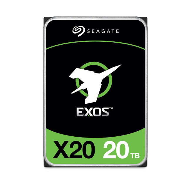 Seagate Exos X20 20TB 256MB 3.5" SATA 6GB/s 7200 RPM Enterprise Internal Hard Drive