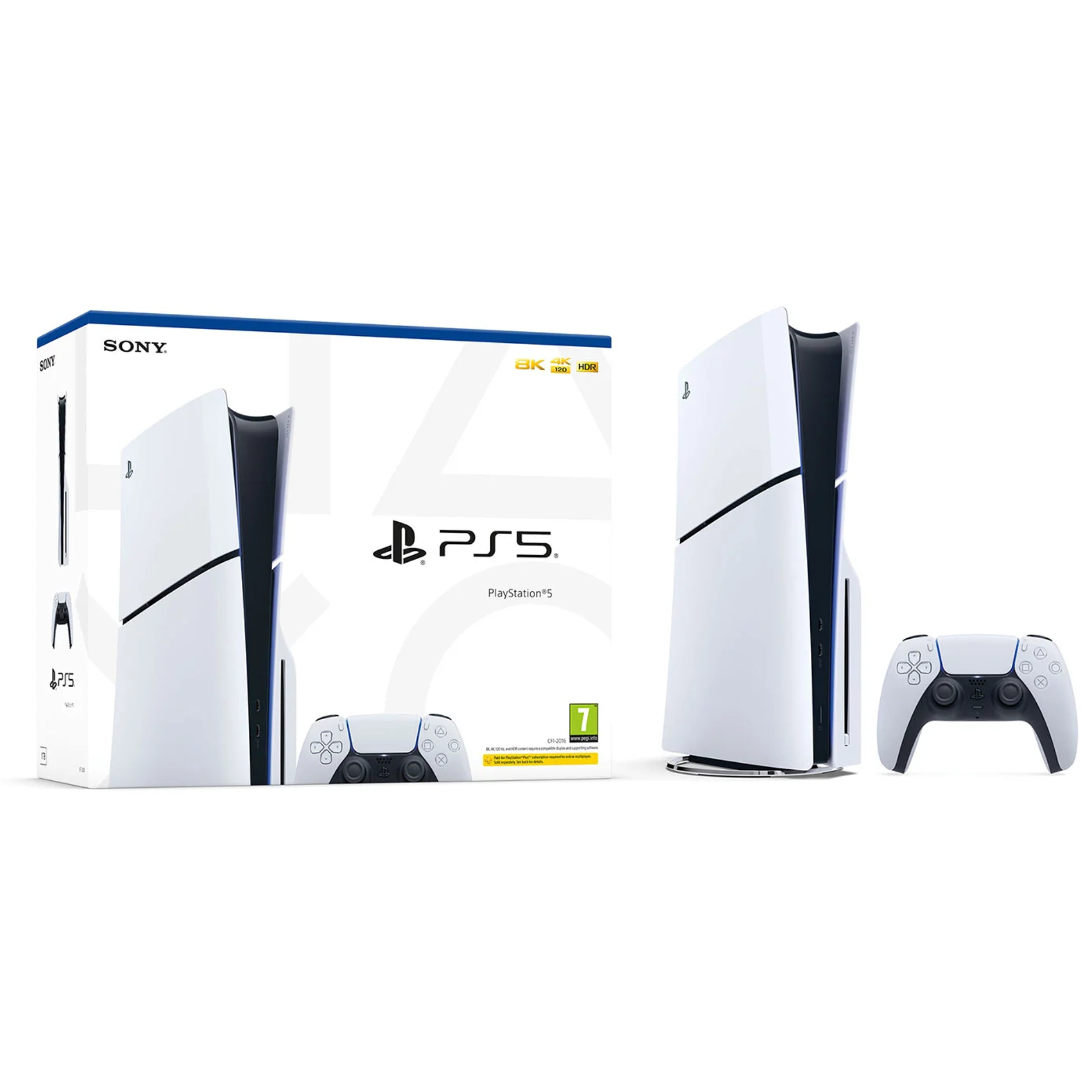 Sony PlayStation 5 Disc Edition 1TB SSD 8K UHD 120fps Gaming Console