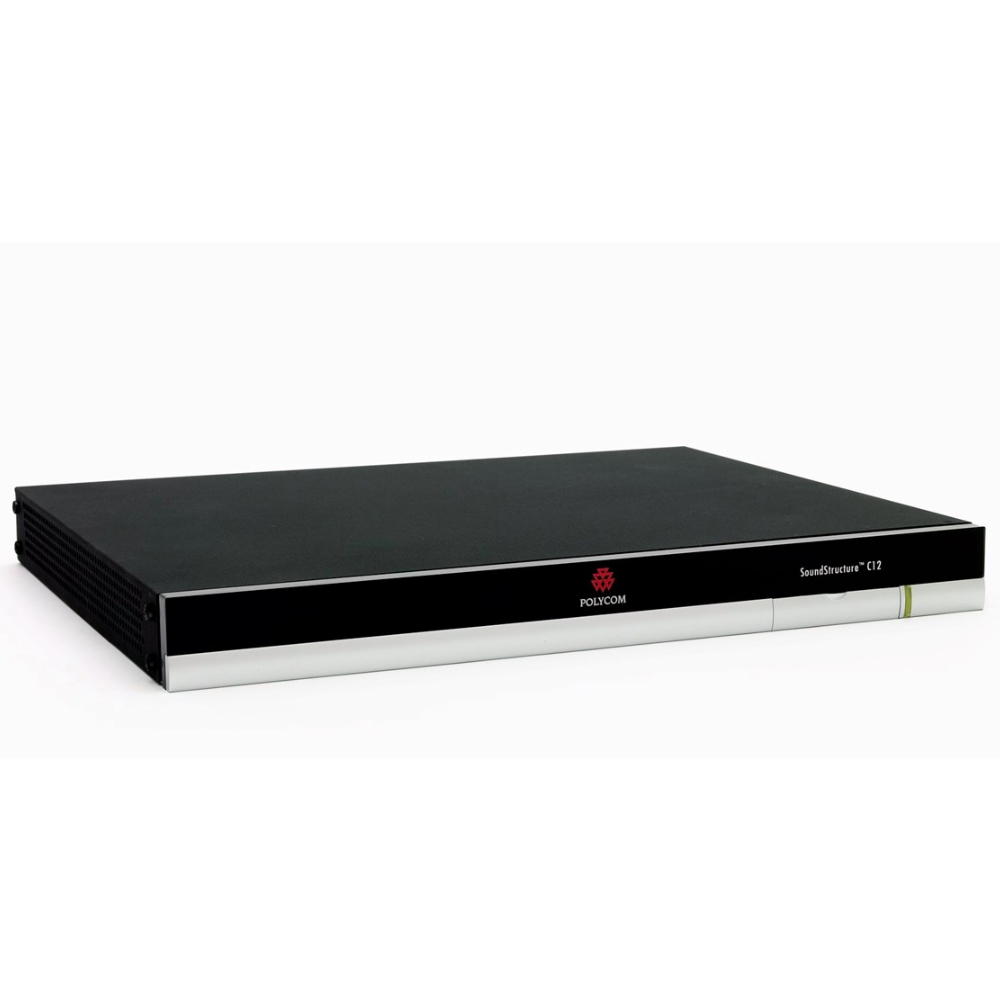 Poly SoundStructure C12 Twelve Channel AEC Noise Canceller with Auto Mic Mixing and Matrix Mixer
