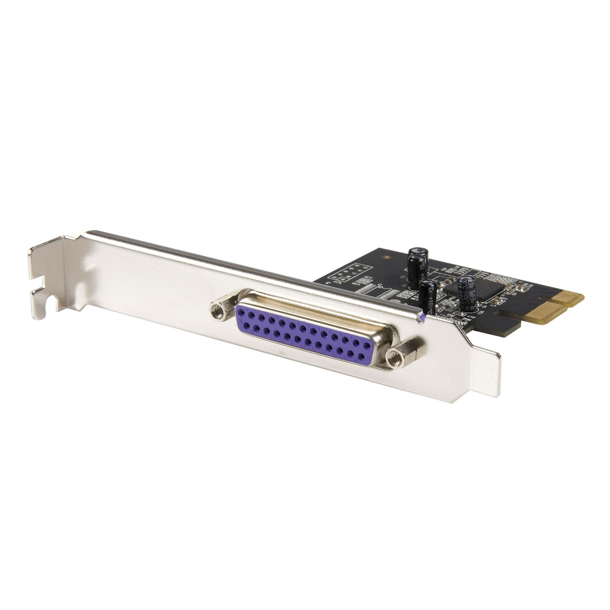 StarTech 1-Port PCIe Parallel DB25 LPT Adapter Card for Printers Scanners Plotters