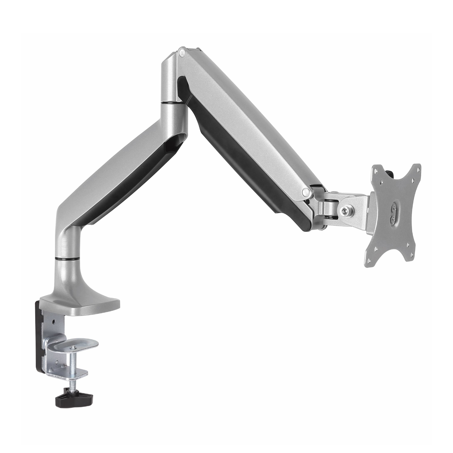 StarTech Up to 43" Full Motion Desk Mount Clamp And Grommet Single Monitor Arm - Silver