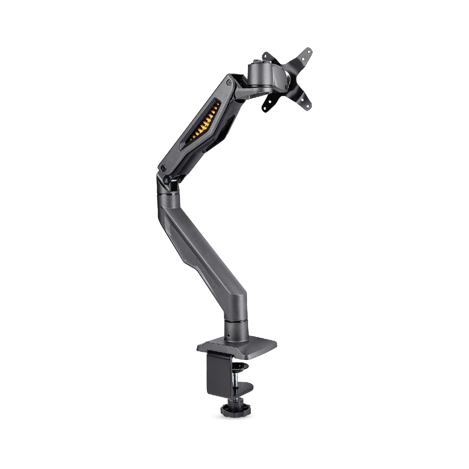 StarTech 17-32" Mechanical Spring Full Motion Desk Mount Clamp Single Monitor Arm - Black