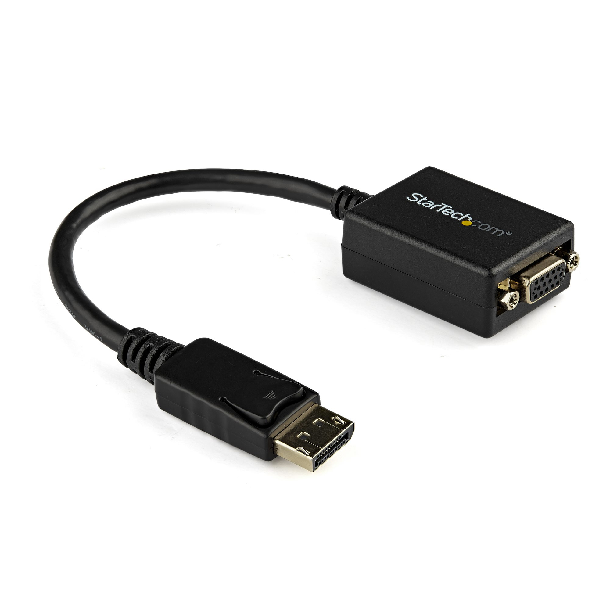 StarTech Active DisplayPort to VGA Adapter, 1080p, Certified (DP2VGA2) | DP++ Source, EDID & DDC Pass-Through, VGA Screw Locking, Latching, Dongle, No Drivers, 1920 x 1200 - Image 6