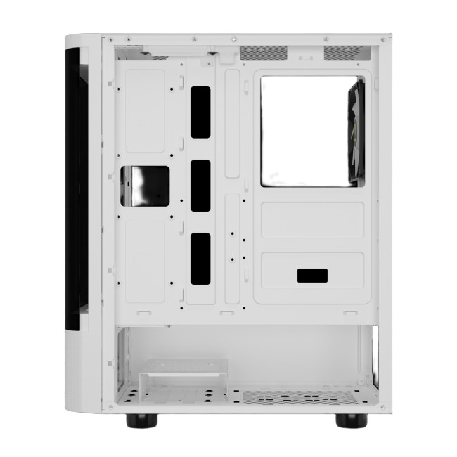 Gamdias TALOS E3 CG WH Mid Tower ATX Gaming PC Case with 3 x RGB Fans - White