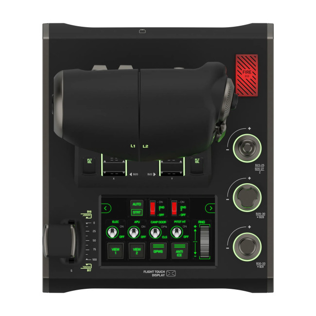 Turtle Beach VelocityOne Flightdeck Advanced Flight Simulator Kit - Black/Green