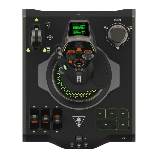 Turtle Beach VelocityOne Flightdeck Advanced Flight Simulator Kit - Black/Green