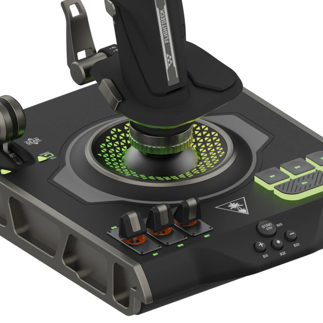 Turtle Beach VelocityOne Flightdeck Advanced Flight Simulator Kit - Black/Green