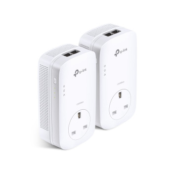 TP-Link AV2000 2-Port Gigabit Passthrough Powerline Starter Kit