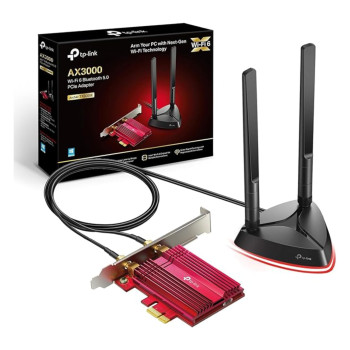 TP-Link AX3000 Wi-Fi 6 Bluetooth 5.3 PCIe TX3000E Network Adapter