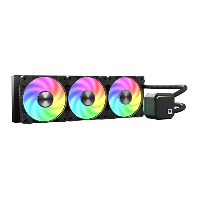 VIDA Trifrost 360 ARGB 360mm AIO Liquid CPU Cooler - Black