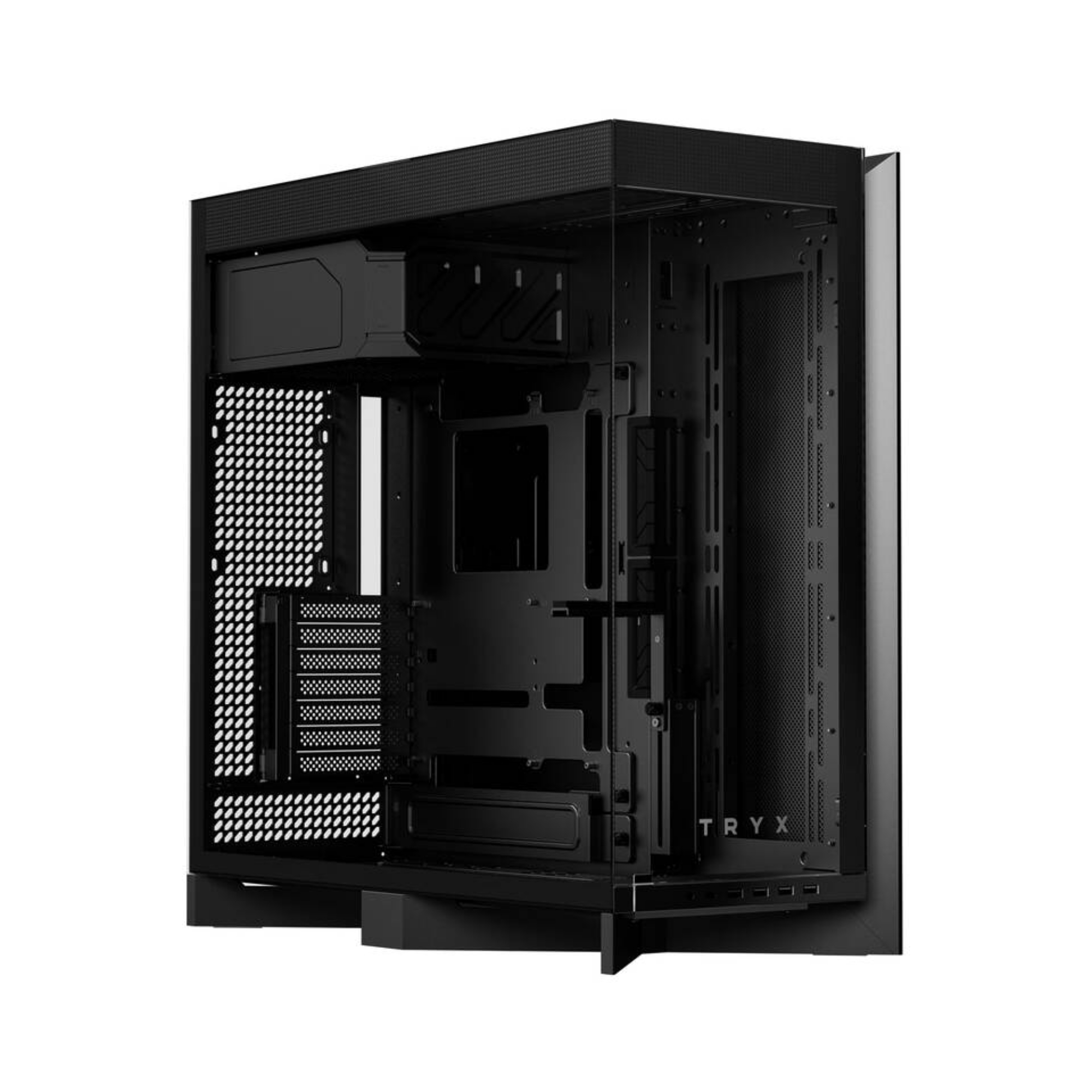 TRYX LUCA L70 Tempered Glass Mid Tower Gaming PC Case - Black
