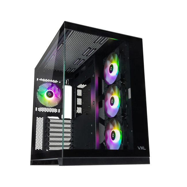 Tecware VXL EVO ARGB Tempered Glass Mid-Tower ATX Gaming PC Case - Black