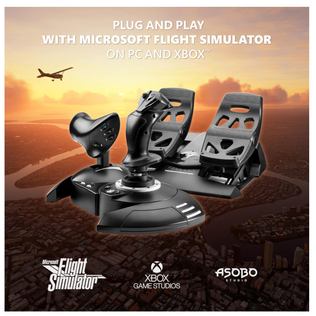 Thrustmaster T.Flight Full Kit with Joystick and Rudder Pedals for PC