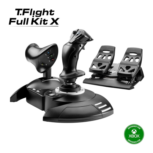 Thrustmaster T.Flight Full Kit with Joystick and Rudder Pedals for PC