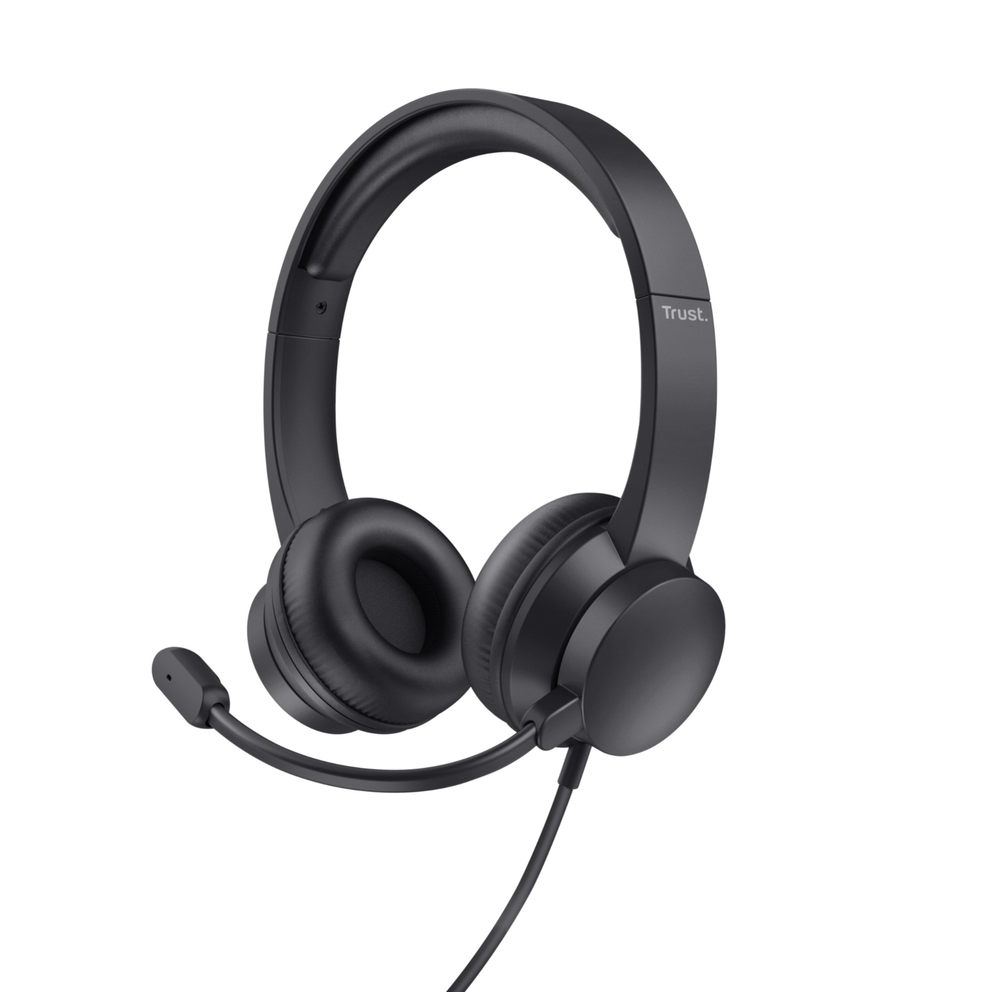 Trust Black Ayda Usb Pc Wired On-Ear Stereo Headset