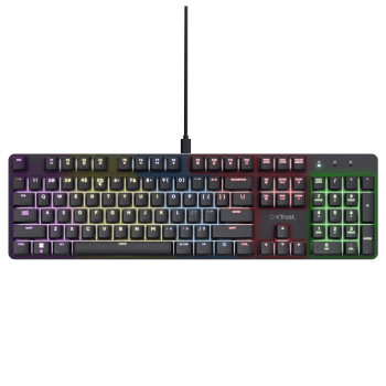 Trust GXT 871 Zora Full-size Wired Mechanical Gaming Keyboard - Black
