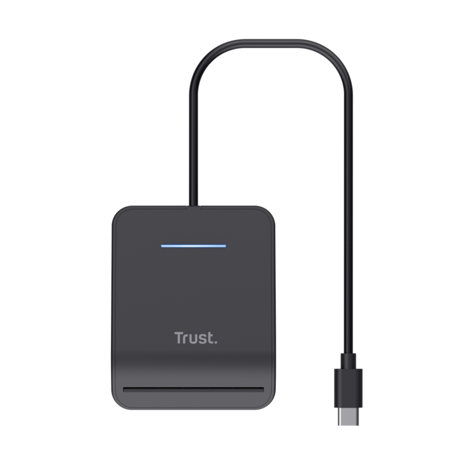 Trust Black Primo Usb-C Smartcard Reader