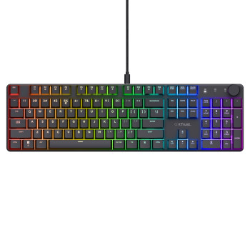 Trust GXT 866 Torix Full-size Wired Mechanical Gaming Keyboard - Black
