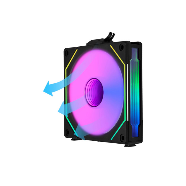Lian Li UNI SL120 INF Reverse Blade Addressable RGB Black 120mm Fan