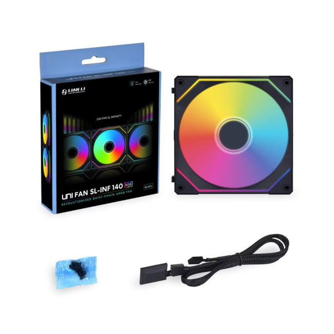 Lian Li UNI SL140 INF Reverse ARGB 140mm Fan - Black